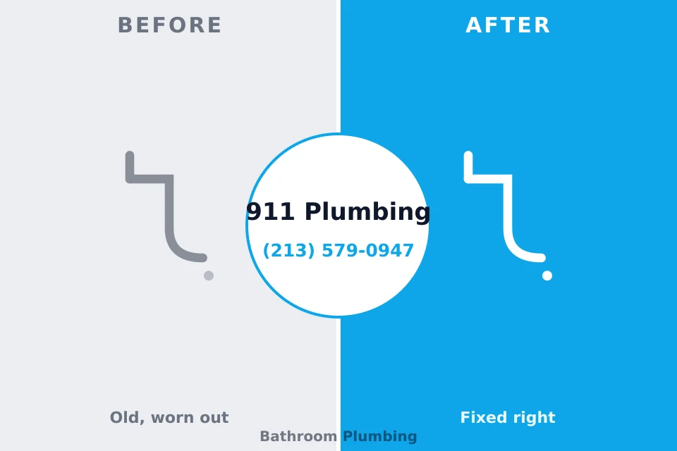 Before and after: plumbing repair West Sharyland, TX
